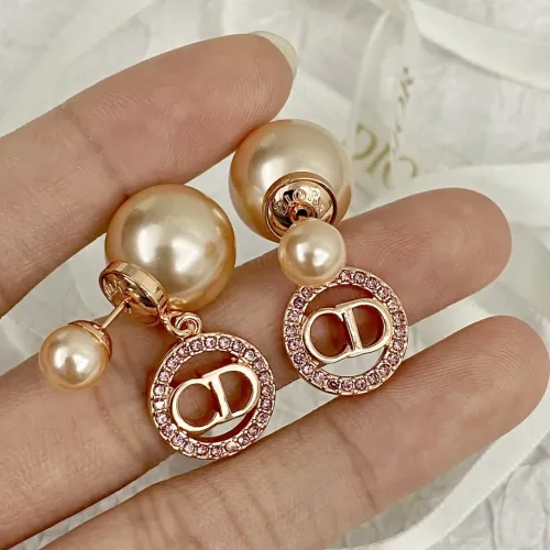 Replica Christian Dior Earrings For Women #1390826 $32.00 USD for Wholesale