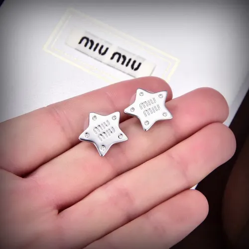 MIU MIU Earrings For Women #1390853 $25.00 USD, Wholesale Replica MIU MIU Earrings