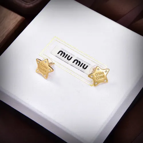 MIU MIU Earrings For Women #1390854 $25.00 USD, Wholesale Replica MIU MIU Earrings