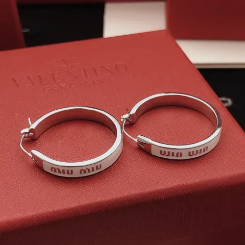 Replica MIU MIU Earrings For Women #1390894 $29.00 USD for Wholesale