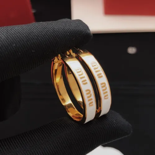 MIU MIU Earrings For Women #1390895 $29.00 USD, Wholesale Replica MIU MIU Earrings