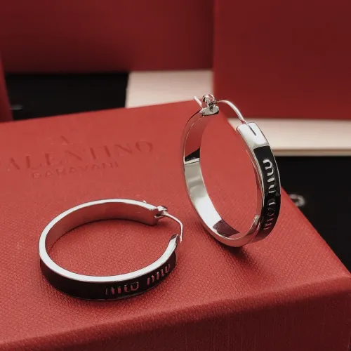 Replica MIU MIU Earrings For Women #1390896 $29.00 USD for Wholesale