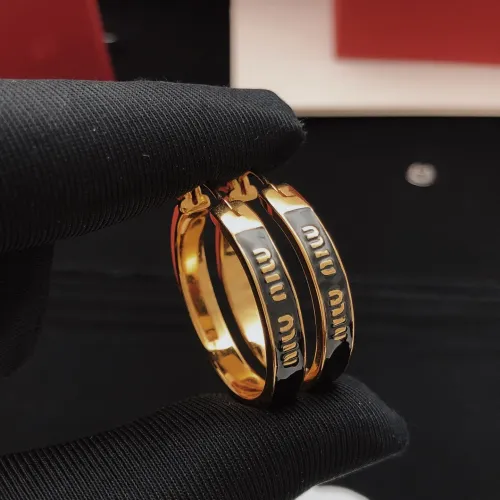 MIU MIU Earrings For Women #1390897 $29.00 USD, Wholesale Replica MIU MIU Earrings