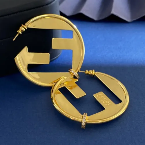 Fendi Earrings For Women #1390933 $32.00 USD, Wholesale Replica Fendi Earrings