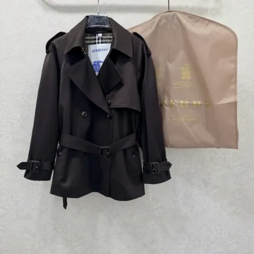 Burberry Trench Coat Long Sleeved For Women #1390952 $165.00 USD, Wholesale Replica Burberry Trench Coat