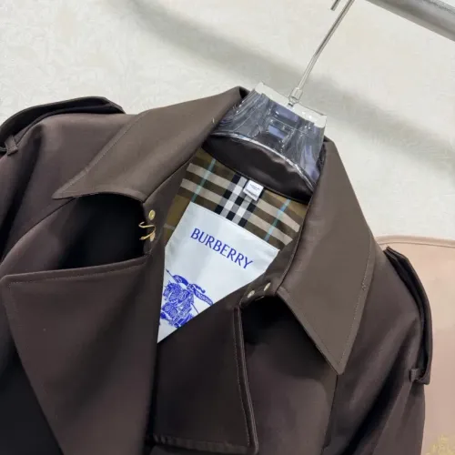 Replica Burberry Trench Coat Long Sleeved For Women #1390952 $165.00 USD for Wholesale