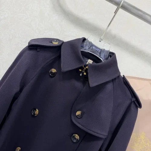 Replica Burberry Trench Coat Long Sleeved For Women #1390954 $190.00 USD for Wholesale