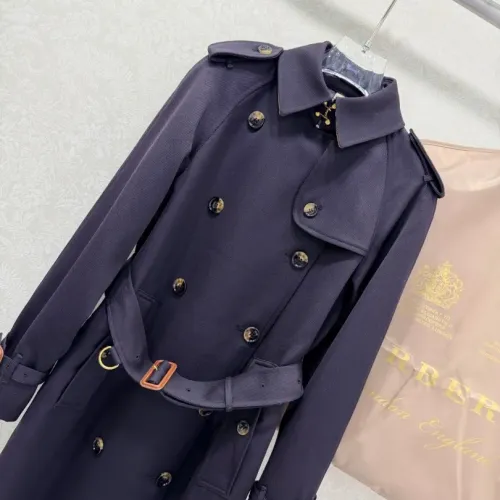 Replica Burberry Trench Coat Long Sleeved For Women #1390954 $190.00 USD for Wholesale