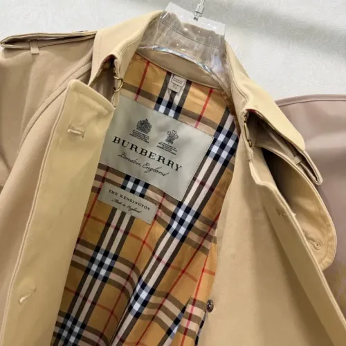 Replica Burberry Trench Coat Long Sleeved For Women #1390955 $190.00 USD for Wholesale