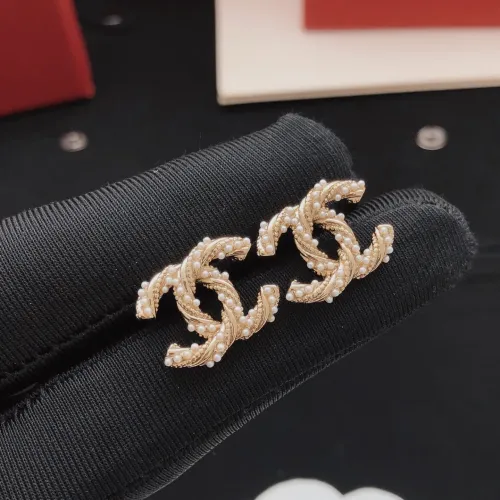 Replica Chanel Earrings For Women #1390970 $27.00 USD for Wholesale