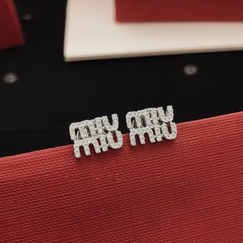 MIU MIU Earrings For Women #1390971 $29.00 USD, Wholesale Replica MIU MIU Earrings