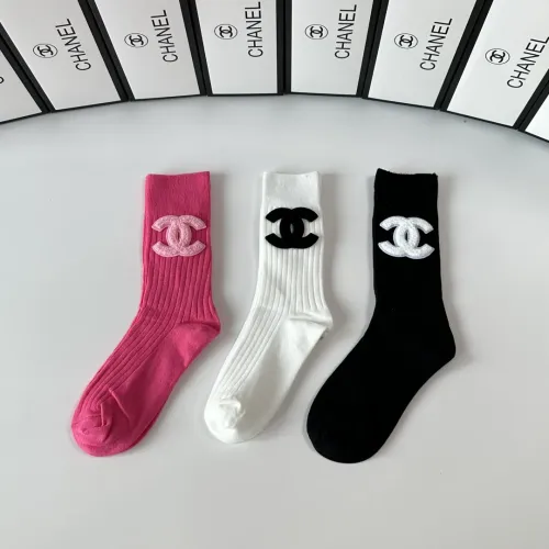 Replica Chanel Socks #1391078 $32.00 USD for Wholesale