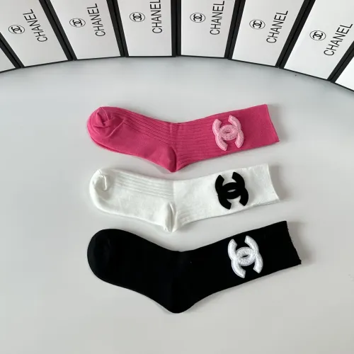 Replica Chanel Socks #1391078 $32.00 USD for Wholesale