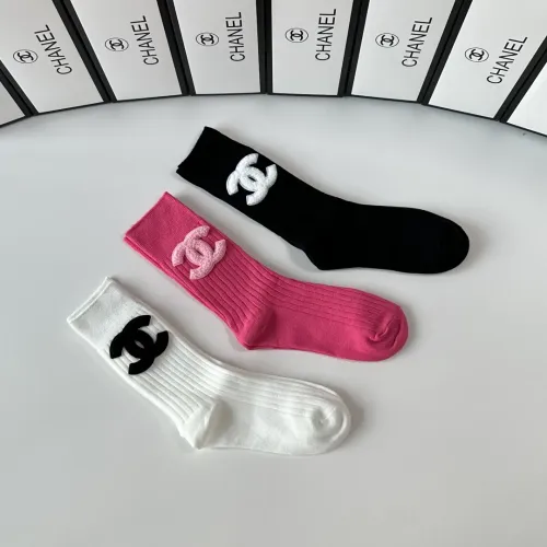 Replica Chanel Socks #1391078 $32.00 USD for Wholesale