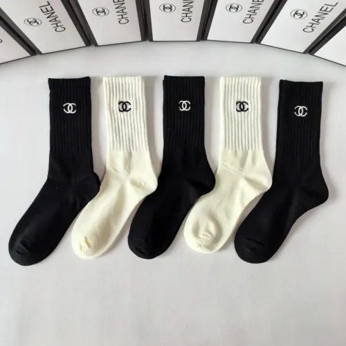 Replica Chanel Socks #1391084 $29.00 USD for Wholesale