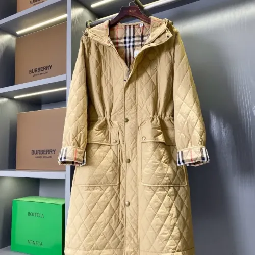 Burberry Coats Long Sleeved For Women #1391102 $205.00 USD, Wholesale Replica Burberry Coats