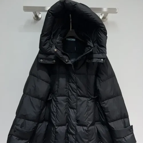 Replica Prada Down Feather Coat Long Sleeved For Women #1391144 $128.00 USD for Wholesale