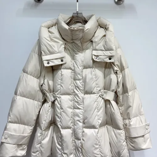Prada Down Feather Coat Long Sleeved For Women #1391147 $128.00 USD, Wholesale Replica Prada Down Feather Coat