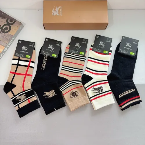Replica Burberry Socks For Men #1391150 $29.00 USD for Wholesale