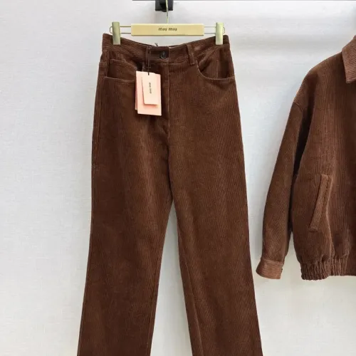 Replica MIU MIU Tracksuits Long Sleeved For Women #1391158 $247.93 USD for Wholesale