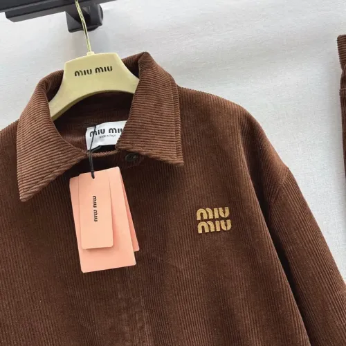 Replica MIU MIU Tracksuits Long Sleeved For Women #1391158 $247.93 USD for Wholesale