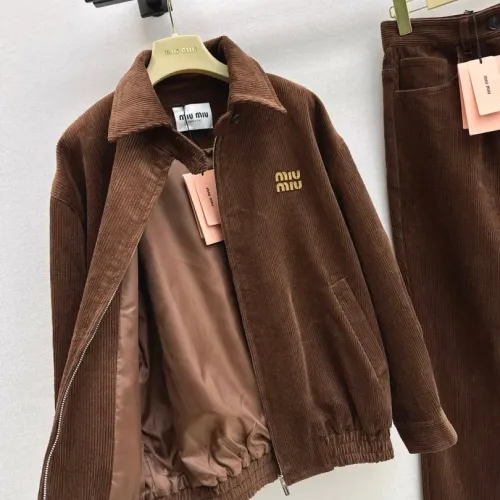 Replica MIU MIU Tracksuits Long Sleeved For Women #1391158 $247.93 USD for Wholesale