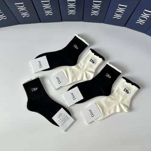 Replica Christian Dior Socks #1391160 $29.00 USD for Wholesale