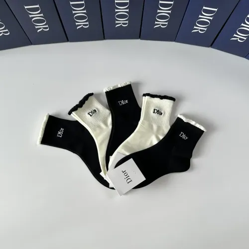 Replica Christian Dior Socks #1391160 $29.00 USD for Wholesale