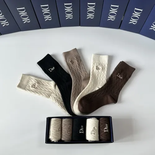 Replica Christian Dior Socks #1391161 $29.00 USD for Wholesale