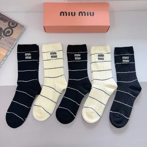 MIU MIU Socks #1391162 $29.00 USD, Wholesale Replica MIU MIU Socks