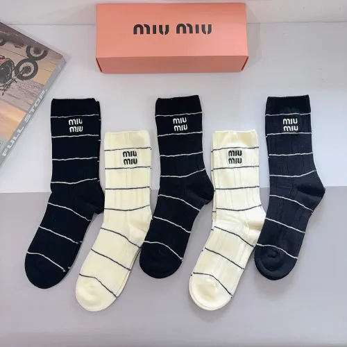 Replica MIU MIU Socks #1391162 $29.00 USD for Wholesale
