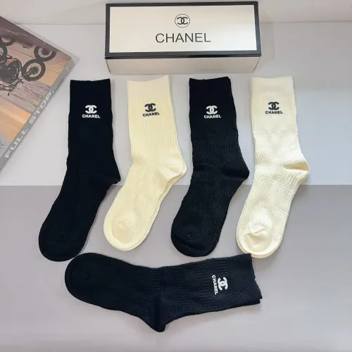 Replica Chanel Socks #1391163 $32.00 USD for Wholesale