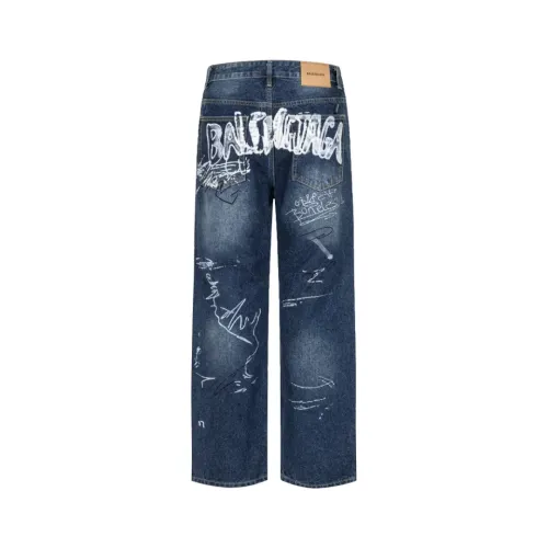 Replica Balenciaga Jeans For Unisex #1391441 $80.00 USD for Wholesale