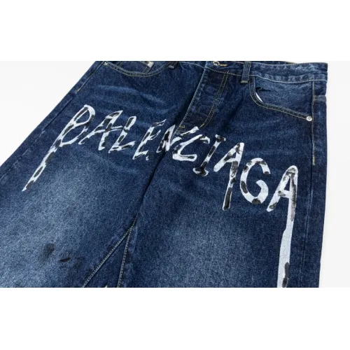 Replica Balenciaga Jeans For Unisex #1391446 $80.00 USD for Wholesale