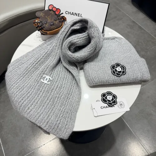Replica Chanel Hat and Scarf Set #1391452 $64.00 USD for Wholesale