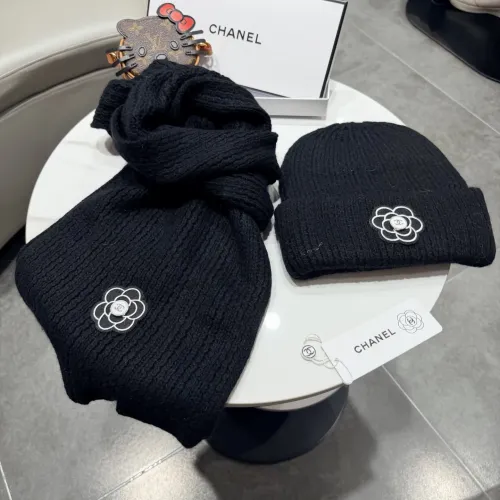 Replica Chanel Hat and Scarf Set #1391453 $64.00 USD for Wholesale