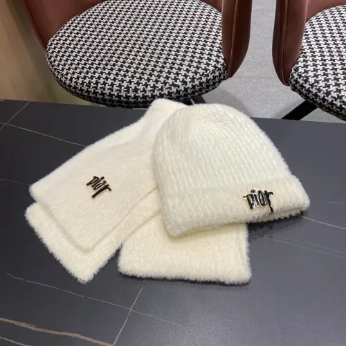 Replica Christian Dior Hat and Scarf Set #1391458 $52.00 USD for Wholesale