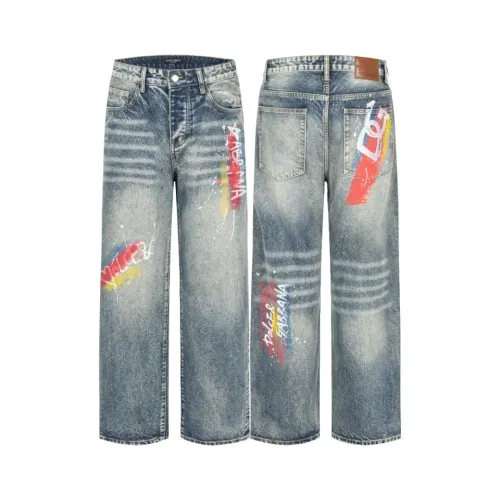 Dolce &amp; Gabbana D&amp;G Jeans For Unisex #1391460 $80.00 USD, Wholesale Replica Dolce &amp; Gabbana D&amp;G Jeans