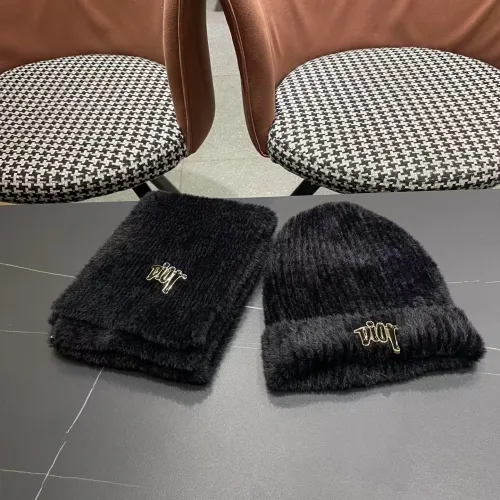 Replica Christian Dior Hat and Scarf Set #1391462 $52.00 USD for Wholesale