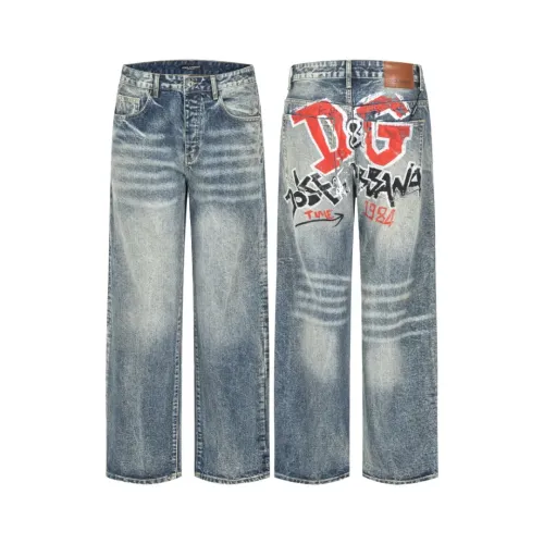 Dolce &amp; Gabbana D&amp;G Jeans For Unisex #1391463 $80.00 USD, Wholesale Replica Dolce &amp; Gabbana D&amp;G Jeans