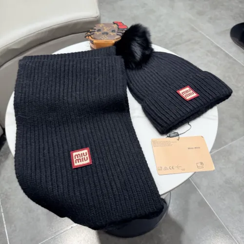 MIU MIU Hat and Scarf Set #1391479 $64.00 USD, Wholesale Replica MIU MIU Hat and Scarf and Glove Set