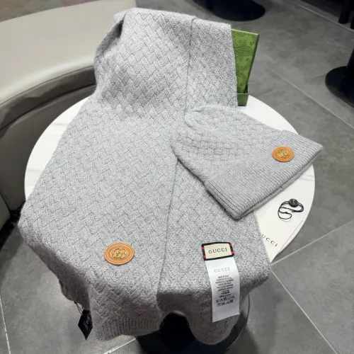 Replica Gucci Hat and Scarf Set #1391503 $64.00 USD for Wholesale