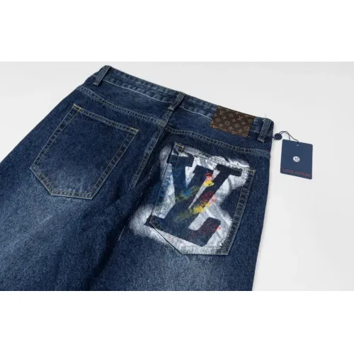 Replica Louis Vuitton LV Jeans For Unisex #1391529 $80.00 USD for Wholesale