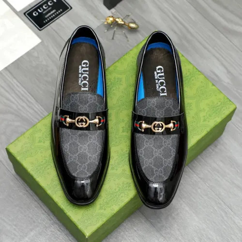 Replica Gucci Oxfords Shoes For Men #1391540 $92.00 USD for Wholesale