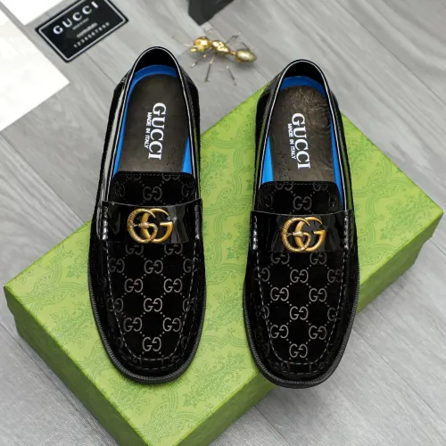 Replica Gucci Oxfords Shoes For Men #1391553 $92.00 USD for Wholesale