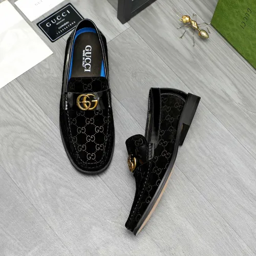 Replica Gucci Oxfords Shoes For Men #1391553 $92.00 USD for Wholesale
