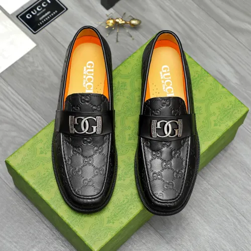 Replica Gucci Oxfords Shoes For Men #1391555 $92.00 USD for Wholesale