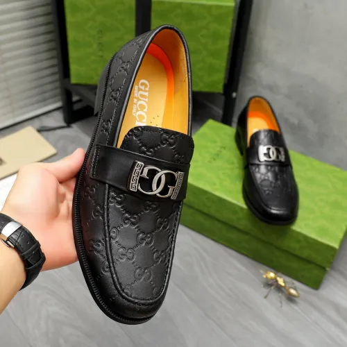 Replica Gucci Oxfords Shoes For Men #1391555 $92.00 USD for Wholesale