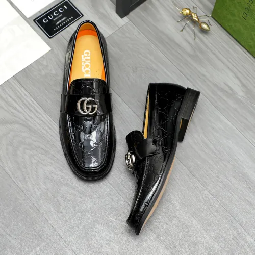 Replica Gucci Oxfords Shoes For Men #1391557 $92.00 USD for Wholesale