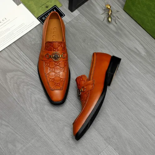 Replica Gucci Oxfords Shoes For Men #1391560 $88.00 USD for Wholesale